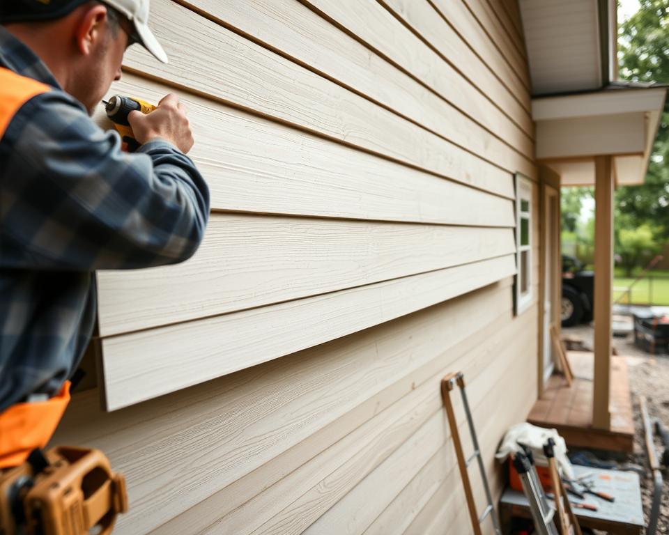 vinyl insulated siding installation process